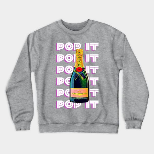 Pop It Crewneck Sweatshirt by nicfearn_designs